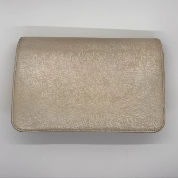 CHANEL▪️ 💯 Authentic Caviar leather WOC bifold wallet on chain - Picture 7 of 17